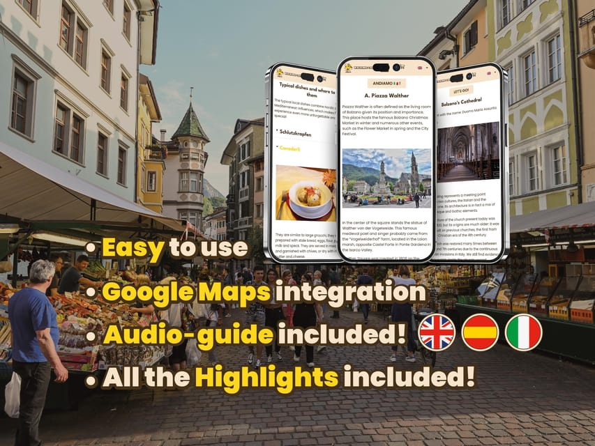 Bolzano: Digital guide made with a Local for your tour - The 3 km walk: doable, but plan for comfort
