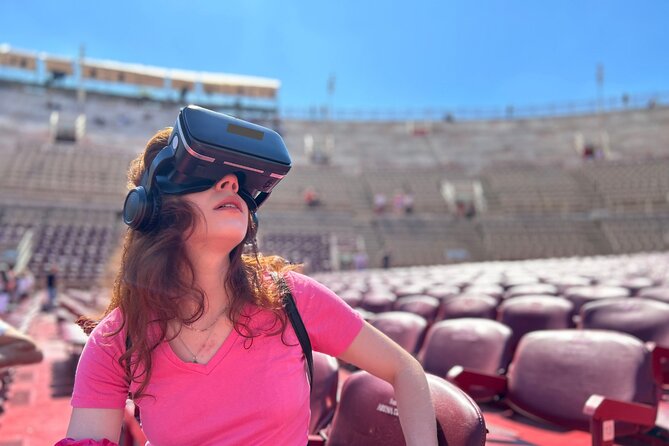 Guided tour of the Verona Arena with Virtual Reality - Inside the Arena di Verona: Seeing It Then and Now