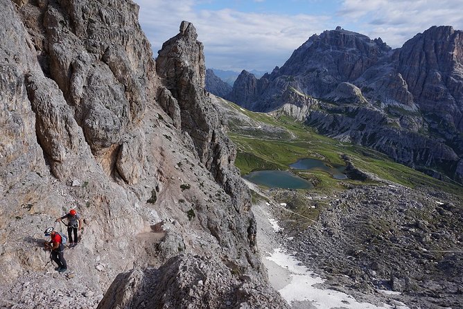 Innerkofler-De Luca via ferrata to Monte Paterno - Following the WWI Trenches and War Galleries Through Ferrata Stations