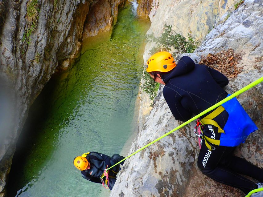 Lake Garda: Canyoneering in Torrente Vione - 3 hours in the Vione section: the 45 m abseil and optional 8 m jumps