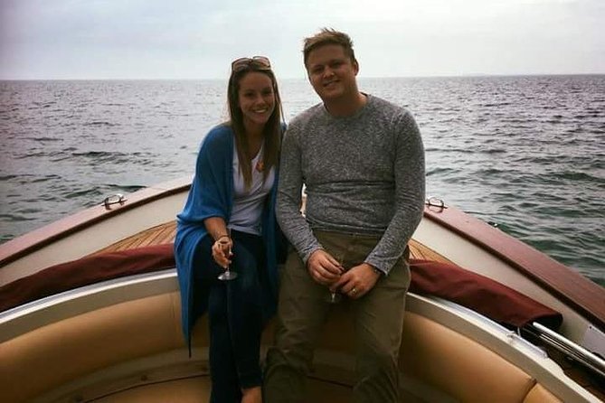 Private sunset cruise with toast - Stop Two: Baia del Vento from the Water