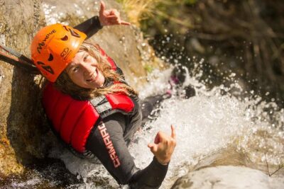 Rio Black Canyoning - Gear and guide setup: safety feels built in