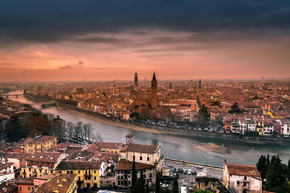 Verona: Interactive map for a self-guided tour. - The practical itinerary flow: morning to evening choices