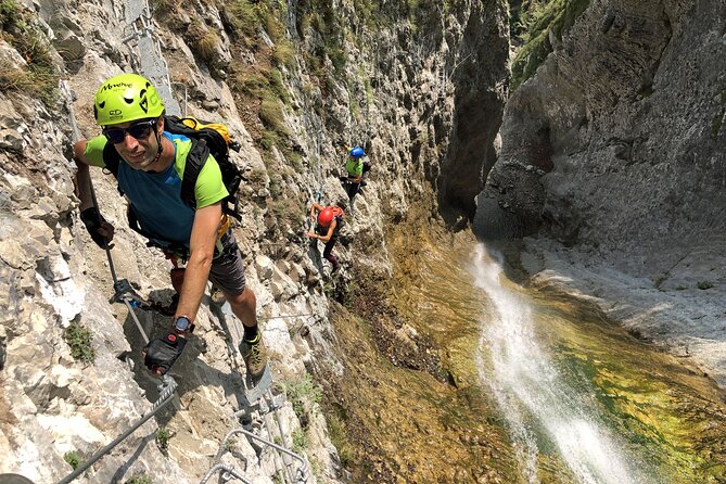 Via Ferrata Rio Ruzza - Safety gear, insurance, and the guide approach that builds confidence